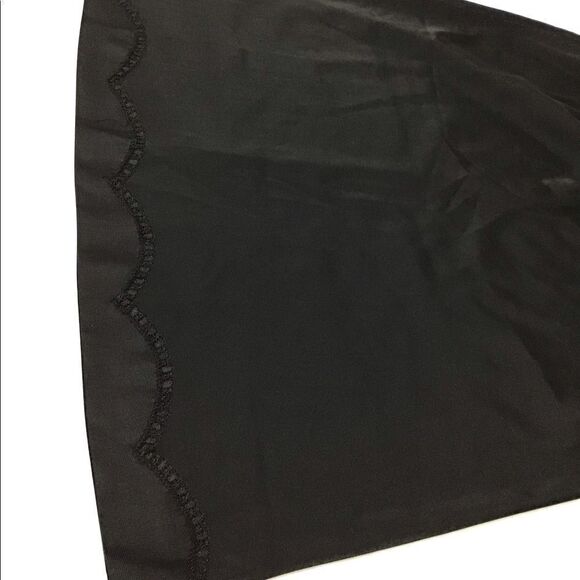 Vanity Fair Vintage Slip Dress White And Black Full Slip Dress Size Small 34 - Picture 5 of 14